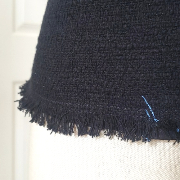 ANN TAYLOR Black Sleeveless Embroidered Top Floral Design - Picture 12 of 16